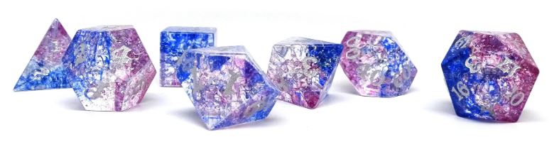 Cosmic Nebula - Glass Dice Set
